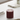 LED Bloklys Ø 10 x 10 cm Bordeaux